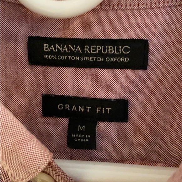 Men’s Banana Republic Casual Button-Down Grant Fit - Picture 2 of 4